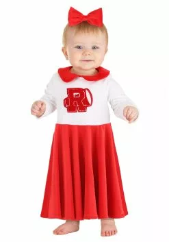 Fun Costumes Grease Rydell High Cheerleader Costume For Infants 7 Fun Costumes Grease Rydell High Cheerleader Costume For Infants -Disguise Store infant grease rydell high cheerleader costume alt 2