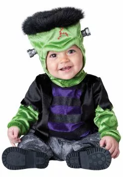 In Character Scary Green Monster Costume For Infants
