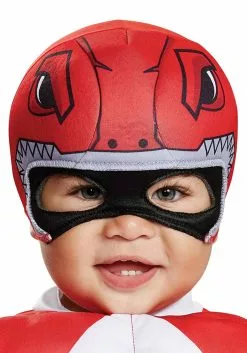 Disguise Toddler Power Rangers Red Ranger Muscle Costume -Disguise Store infant toddler power rangers red ranger muscle costume alt 2