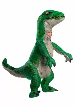 Rubies Costume Co. Inc Inflatable Green Velociraptor Kid's Costume