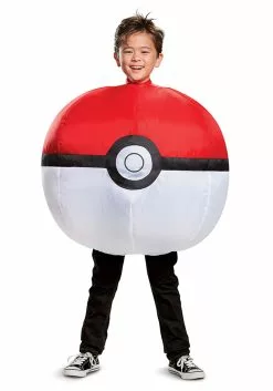 Disguise Inflatable Poké Ball Kids Costume 9 Disguise Inflatable Poké Ball Kids Costume -Disguise Store inflatable poke ball child costume alt 2