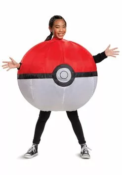 Disguise Inflatable Poké Ball Kids Costume 10 Disguise Inflatable Poké Ball Kids Costume -Disguise Store inflatable poke ball child costume alt 3