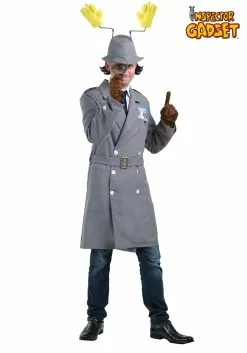 Fun Costumes Men's Inspector Gadget Costume -Disguise Store inspector gadget mens costume alt 2