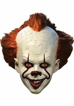 TRICK OR TREAT STUDIOS IT Supreme Pennywise Adult Mask -Disguise Store it adult supreme pennywise mask alt 4