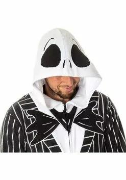 MJC International The Nightmare Before Christmas Jack Skellington Union Suit -Disguise Store jack skellington nightmare before christmas union suit alt 2