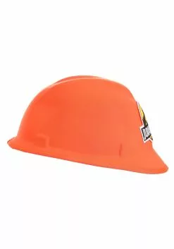 Elope Jurassic Park Worker Costume Hard Hat For Adults -Disguise Store jurassic park worker hard hat alt 4