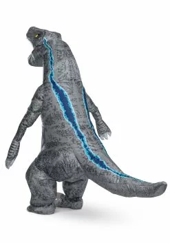 Disguise Jurassic World Blue Inflatable Costume For Adults -Disguise Store jurassic world blue inflatable adult costume alt 3