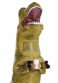 Disguise Kids Jurassic World Inflatable T-Rex Costume -Disguise Store jurassic world child inflatable t rex costume alt 1