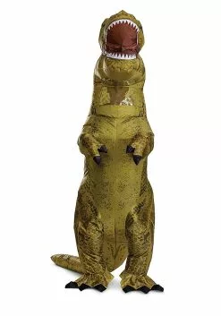 Disguise Jurassic World T-Rex Inflatable Costume For Adults -Disguise Store jurassic world t rex inflatable adult costume alt 3