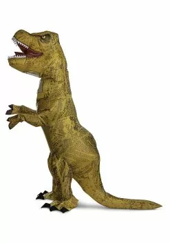 Disguise Jurassic World T-Rex Inflatable Costume For Adults -Disguise Store jurassic world t rex inflatable adult costume alt 4