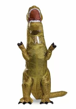 Disguise Child Jurassic World T-Rex Inflatable Costume -Disguise Store jurassic world t rex inflatable child costume alt 2