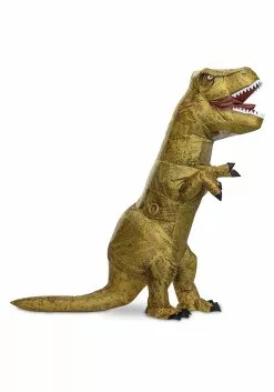 Disguise Child Jurassic World T-Rex Inflatable Costume -Disguise Store jurassic world t rex inflatable child costume alt 4
