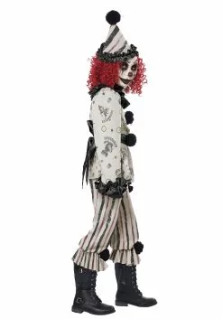California Costume Collection Creeper Clown Costume For Kids -Disguise Store kids creeper clown costume alt 3