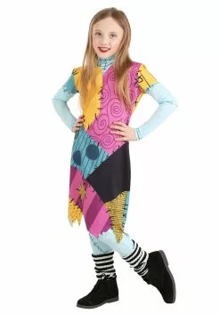 Armada Kid's Disney Nightmare Before Christmas Deluxe Sally Costume -Disguise Store kids deluxe sally costume alt 2