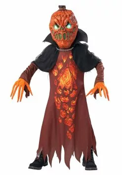 Seasons (HK) Ltd. Demon Pumpkin Costume For Kids 9 Seasons (HK) Ltd. Demon Pumpkin Costume For Kids -Disguise Store kids demon pumpkin costume alt 3