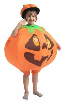 Joyin Inflatable Pumpkin Costume For Kids -Disguise Store kids inflatable pumpkin costume alt 2