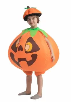 Joyin Inflatable Pumpkin Costume For Kids -Disguise Store kids inflatable pumpkin costume alt 5