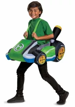 Disguise Inflatable Yoshi Kart Costume For Kids