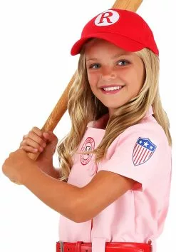 A Leading Role League Of Their Own Luxury Kids Dottie Costume -Disguise Store kids league of their own luxury dottie costume alt2