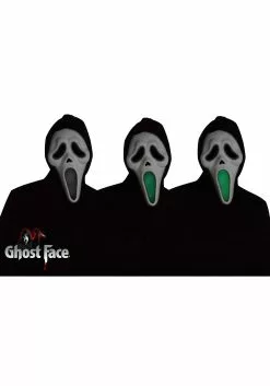 Fun World Light Up Fade Mouth Ghost Face Costume For Kids -Disguise Store kids light up fade mouth ghost face alt 2