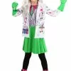 Jerry Leigh Mad Scientist Girl's Costume -Disguise Store kids mad scientist costume