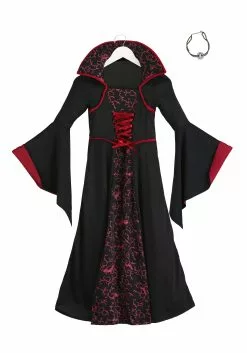 California Costume Collection Girls Royal Vampire Costume -Disguise Store kids royal vampire costume alt5