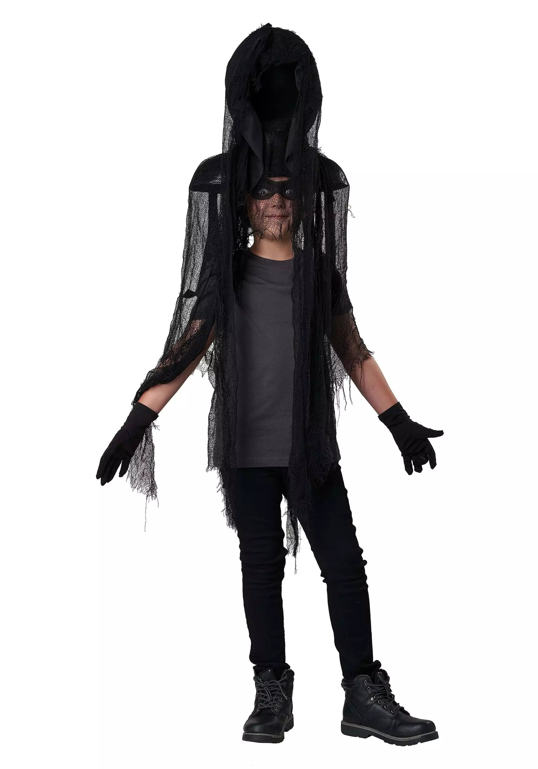 California Costume Collection Tall Evil Spirit Costume For Kids 5 California Costume Collection Tall Evil Spirit Costume For Kids - Image 3