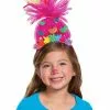 Disguise Trolls Poppy Light Up Headband For Kids -Disguise Store kids trolls poppy light up headpiece