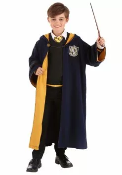 Elope Child Vintage Hogwarts Hufflepuff Robe 17 Elope Child Vintage Hogwarts Hufflepuff Robe -Disguise Store kids vintage hogwarts hufflepuff robe alt 7