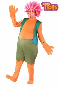 Fun Costumes Men's King Peppy Trolls Costume -Disguise Store king peppy trolls mens costume alt 3