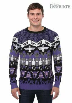 Shenzen Amilla Labyrinth Character Ugly Christmas Sweater -Disguise Store labyrinth character sweater alt 3