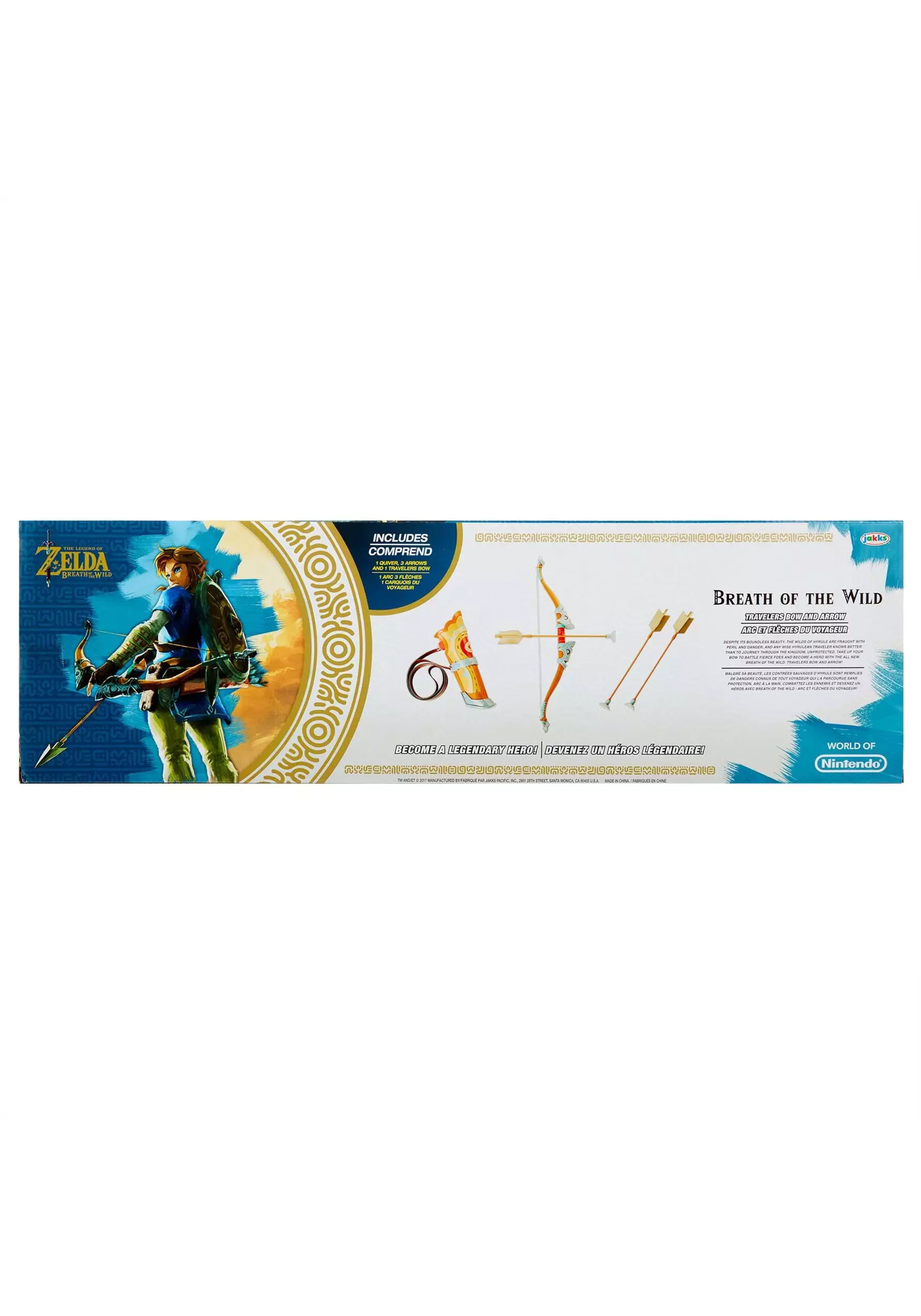 JAKKS PACIFIC Legend Of Zelda Breath Of The Wild Traveler's Bow & Arrow Accessory 9 JAKKS PACIFIC Legend Of Zelda Breath Of The Wild Traveler's Bow & Arrow Accessory - Image 7