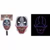 Funny Fashions Light Up Evil Clown Costume Mask