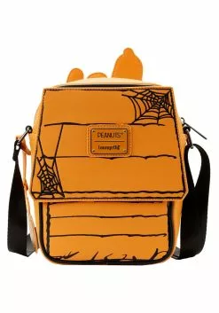 LOUNGEFLY Women's Peanuts Great Pumpkin Snoopy Doghouse Crossbody Bag -Disguise Store loungefly peanuts great pumpkin snoopy doghouse cr alt 3