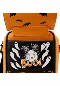 LOUNGEFLY Women's Peanuts Great Pumpkin Snoopy Doghouse Crossbody Bag -Disguise Store loungefly peanuts great pumpkin snoopy doghouse cr alt 4