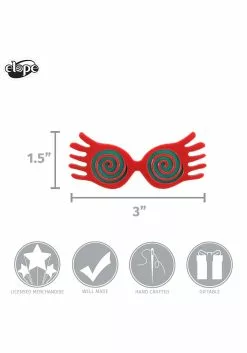 Elope JK Rowling | Luna Lovegood Spectrespecs Acrylic Pin 9 Elope JK Rowling | Luna Lovegood Spectrespecs Acrylic Pin -Disguise Store luna lovegood spectrespecs acrylic pin alt 3