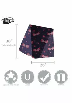 Elope Luna Lovegood Spectrespecs Purple Lightweight Scarf -Disguise Store luna lovegood spectrespecs lightweight scarf alt 3