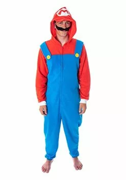 MJC International Unisex Microfleece Mario Union Suit