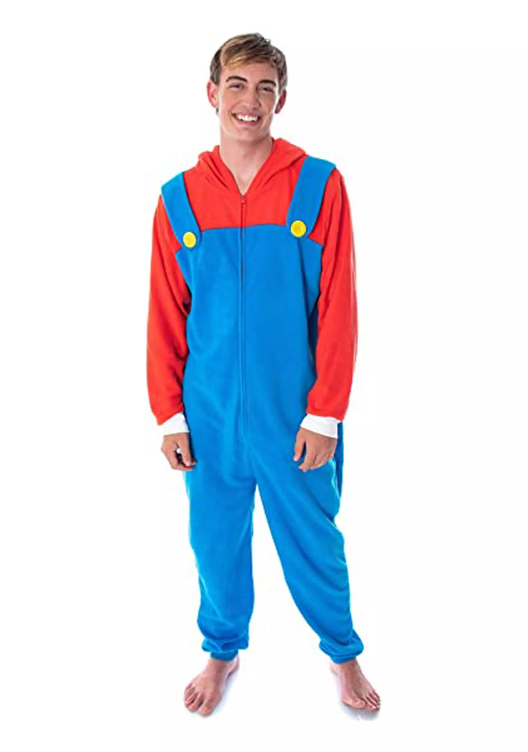 MJC International Unisex Microfleece Mario Union Suit 5 MJC International Unisex Microfleece Mario Union Suit - Image 3