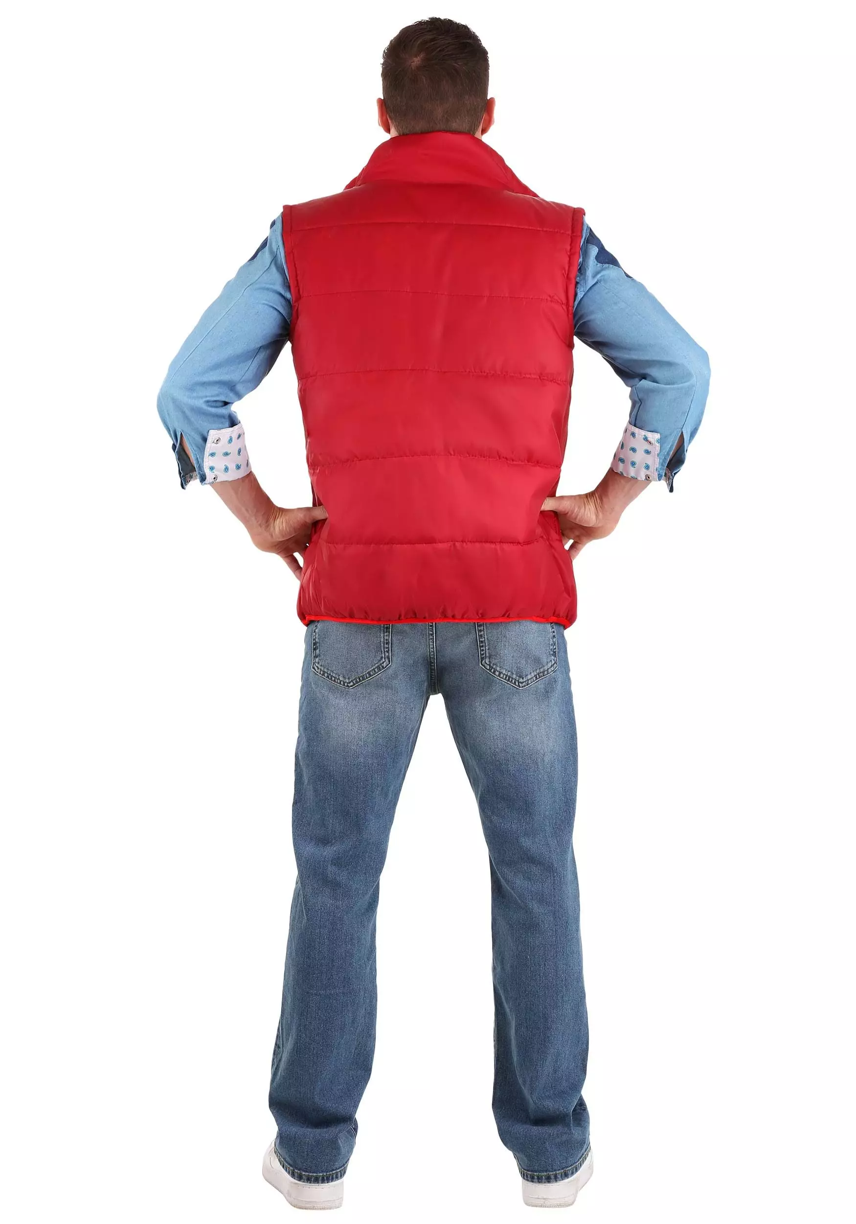 Fun Costumes Back To The Future Marty McFly Plus Size Costume For Men 4 Fun Costumes Back To The Future Marty McFly Plus Size Costume For Men - Image 2
