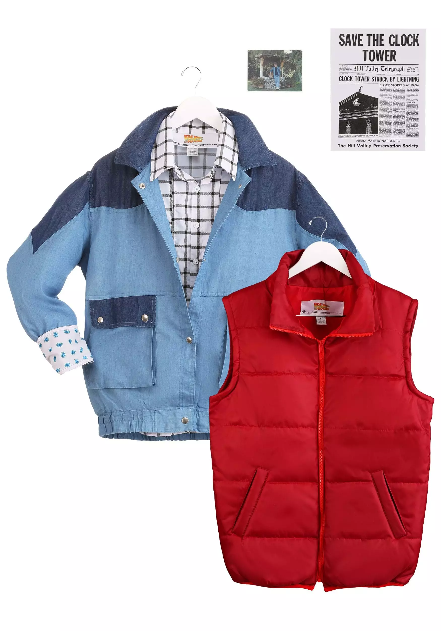 Fun Costumes Back To The Future Marty McFly Plus Size Costume For Men 13 Fun Costumes Back To The Future Marty McFly Plus Size Costume For Men - Image 11