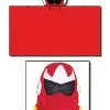 GE Animation Mega Man - Proto Man Hooded Throw Blanket -Disguise Store mega man proto man hooded blanket