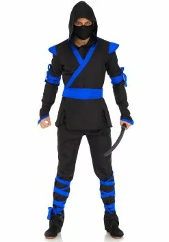 LEG AVENUE Blue Ninja Mens Costume