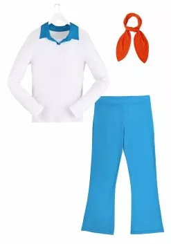 Jerry Leigh Classic Scooby Doo Fred Costume For Men -Disguise Store mens classic scooby doo fred costume alt 5