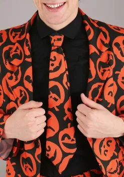 Fun World Men's David S. Pumpkins Costume -Disguise Store mens david s pumpkins costume alt 1