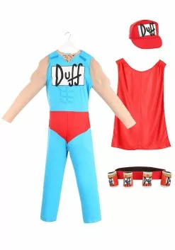 Disguise Men's Duffman Costume -Disguise Store mens duffman costume flat