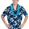 Funny Fashions Hawaiian Hibiscus Shirt For Men -Disguise Store mens hawaiian hibiscus shirt