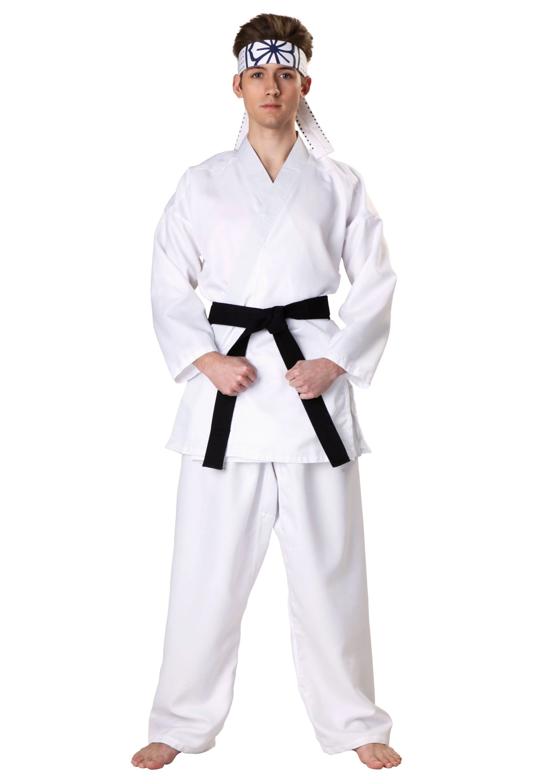 Fun Costumes Karate Kid Men's Plus Size Daniel San Costume 4 Fun Costumes Karate Kid Men's Plus Size Daniel San Costume - Image 2