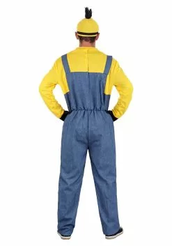 Jerry Leigh Minion Costume For Men -Disguise Store mens minion costume alt 1