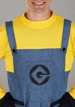 Jerry Leigh Minion Costume For Men -Disguise Store mens minion costume alt 3